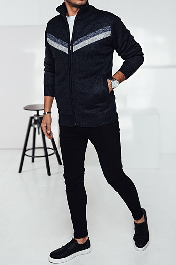 Herren Pullover ohne Knöpfe navy blau Dstreet WX2259