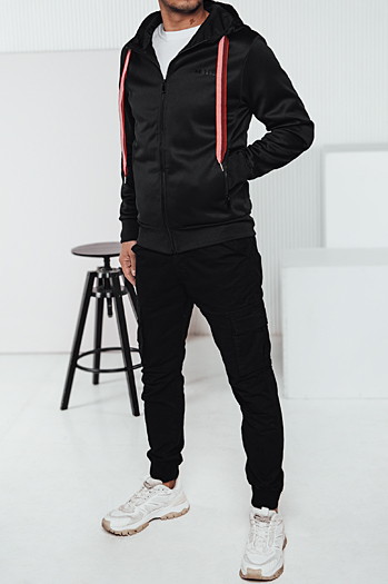Herren Kapuzenpulli schwarz Dstreet BX5858