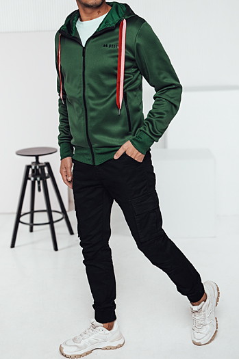 Herren-Kapuzenpullover grün Dstreet BX5860
