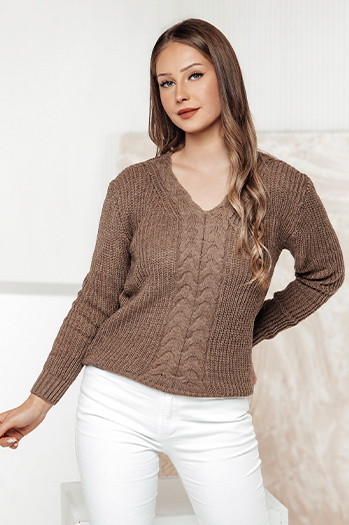 CASVINA Damen Pullover beige Dstreet MY2379