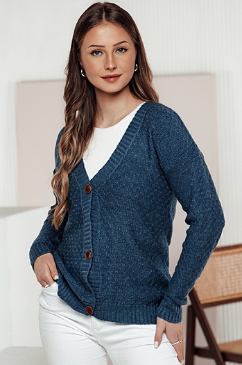 Damen CHICLINE Pullover blau Dstreet MY2400