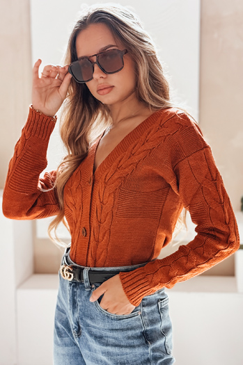 Damen Pullover RUSTICHE rot Dstreet MY2423