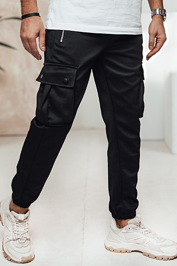 Herren Cargohose schwarz Dstreet UX4462