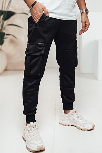 Herren Cargohose schwarz Dstreet UX4473