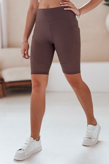 Damen Radlerhose BIKELINE braun Dstreet SY0419