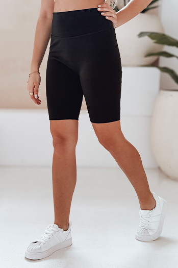 Damen Radlerhose SOFT AND FIT schwarz Dstreet SY0420