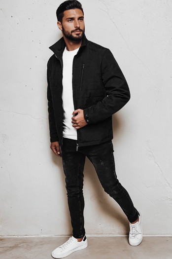 Herren Übergangsjacke schwarz Dstreet TX4986