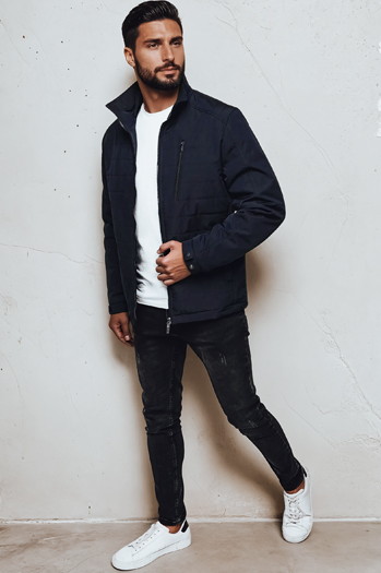 Herren Übergangsjacke navy blau Dstreet TX4987