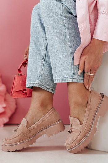 Damen Mokassins LOAFELIA rosa Dstreet ZY0601