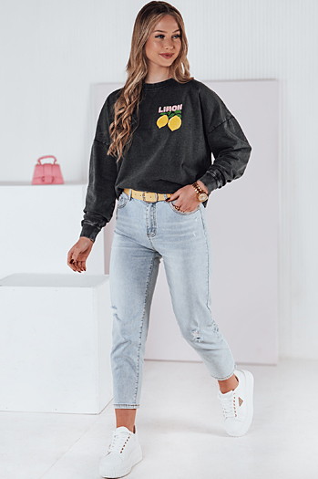 Damen Denim Mom Fit Hose JEANMOMENT Dstreet UY2358