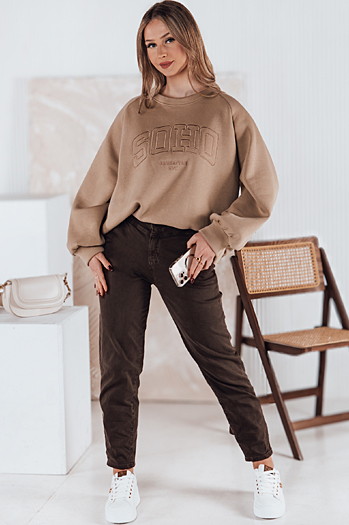 Damen Denim-Hose STREETSTYLE coffee Dstreet UY2393