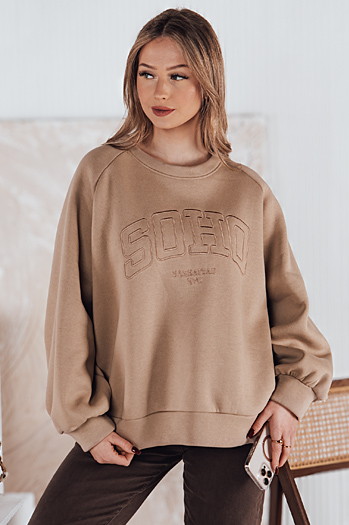 Damen Einheitsgröße COSYONE Kaffee Sweatshirt Dstreet BY1351