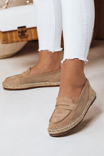 Damen JUDANA beige Mokassins Dstreet ZY0630
