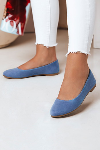 Damen Ballerinas MINIMALL blau Dstreet ZY0671