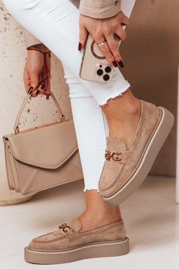 Damen Plateau Mokassins LOFELIS khaki Dstreet ZY0690
