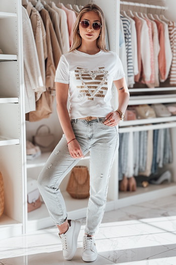 Damen Herz T-shirt MARISS weiß Dstreet RY2739