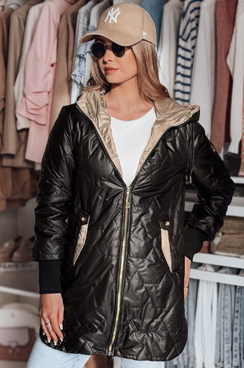 Gesteppte Damen-Übergangsjacke LIVIANA schwarz Dstreet TY4807