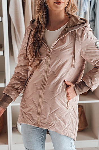 Damen Übergangsjacke mit Kapuze LUMERA rosa Dstreet TY4817