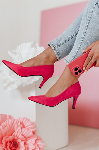 Damen Stilettos mit hohem Absatz FEMBELLIA fuchsia Dstreet ZY0737