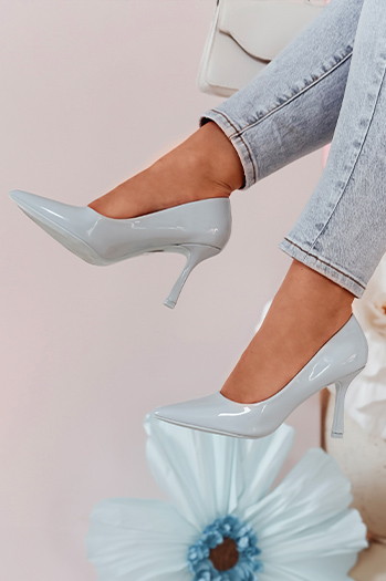 Damen klassische LUXSOLA blau Dstreet Stilettos ZY0741
