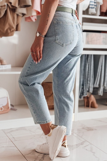 Damen Denim Mom Fit Hose JEANMOM blau Dstreet UY2421