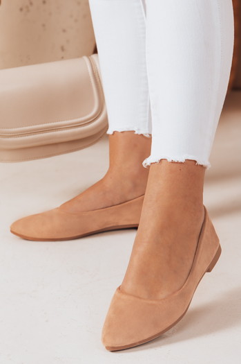 Damen Ballerinas mit flachem Absatz GLAMINO khaki Dstreet ZY0775
