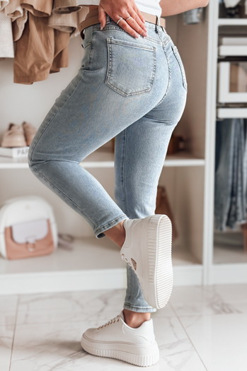 Damen Denim Mom Fit Hose MOMWAY blau Dstreet UY2489
