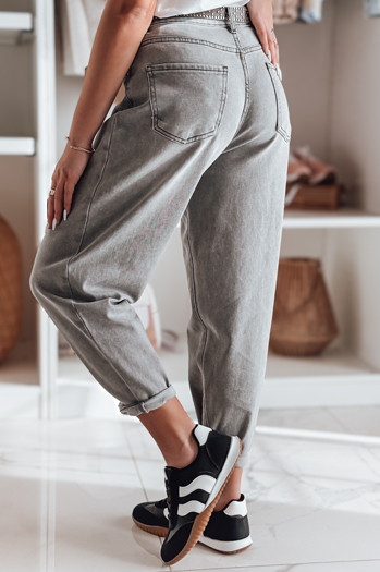 Damen Denim Boyfriend Hose OLDRELAX grau Dstreet UY2495