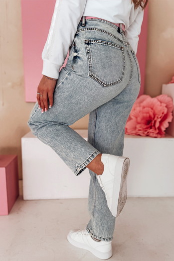 Damen Denim Mom Fit Hose MERTINE blau Dstreet UY2503