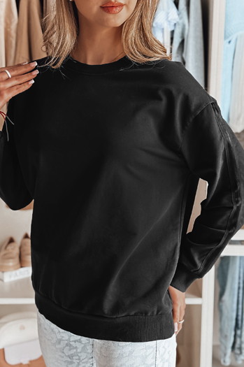 Damen Einheitsgröße LUMIVIA Sweatshirt schwarz Dstreet BY1369