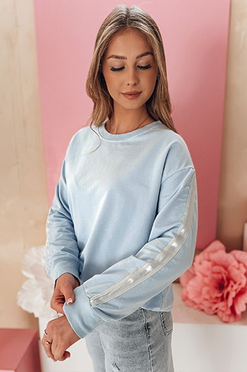 Damen Sweatshirt in Einheitsgröße LUMIVIA blau Dstreet BY1370