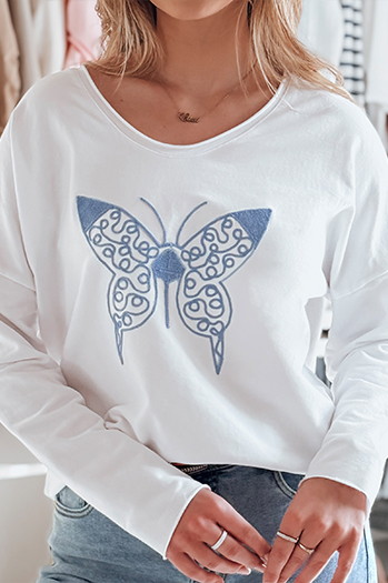 Damenbluse in Übergröße FLOFLY weiß Dstreet RY2783