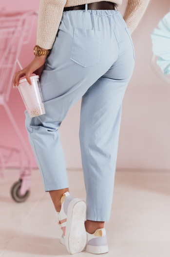 Damen Freizeithose mit Gürtel SOFELIA blau Dstreet UY2504