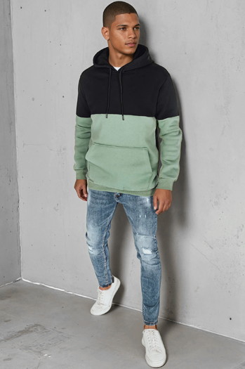 Herren Basic Hoodie schwarz Dstreet BX5879