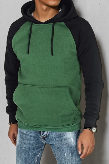 Herren-Kapuzenpullover grün Dstreet BX5895
