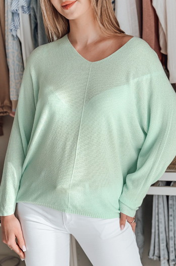 Damen Pullover in Einheitsgröße NORVAN mint Dstreet MY2454