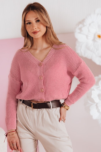 Swter Damen Einheitsgröße Übergröße gerippt SWEETDREAM rosa Dstreet MY2460