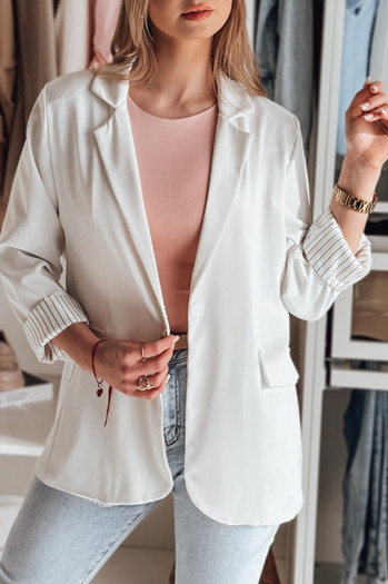 Damen Jacke in Übergröße RESIDAL weiß Dstreet PY0119