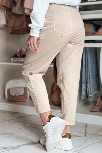 Damen Chinohose CHINOSKA Hose hellbeige Dstreet UY2557