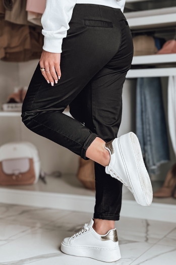 Damen Chinohose mit Gürtel MODELA schwarz Dstreet UY2568