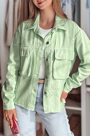 Damen-Übergangsjacke in Einheitsgröße mit Stern STRASHINE mint Dstreet TY4843