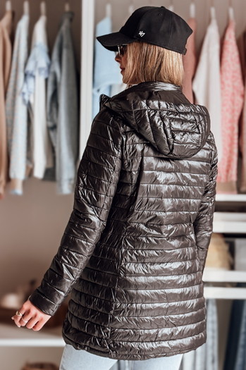 Damen MOTOROMI Wende-Übergangsjacke schwarz Dstreet TY4848