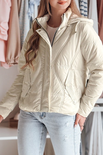Damen Übergangs-Steppjacke MARISSIA weiß Dstreet TY4850