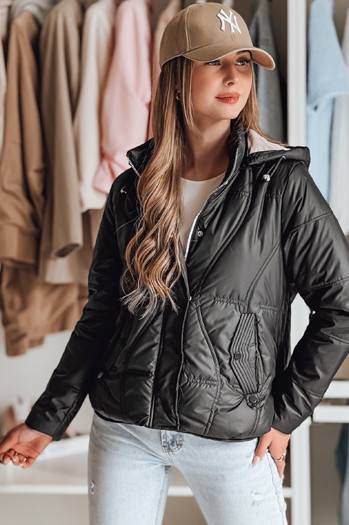 Damen Übergangs-Steppjacke MARISSIA schwarz Dstreet TY4853