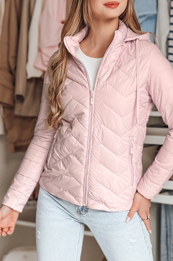 Damen Übergangs-Steppjacke ZIPZAB hellrosa Dstreet TY4866