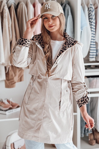 Damen Parka Übergangsjacke FERISSA beige Dstreet TY4872