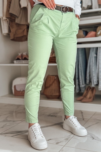 Damen-Chinos mit Gürtel MODELA mint Dstreet UY2631