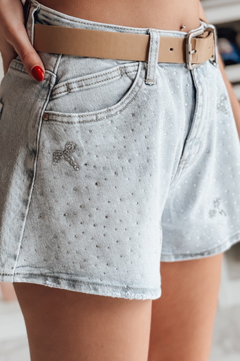 Damen Denim-Shorts SPARKLOVE blau Dstreet SY0474
