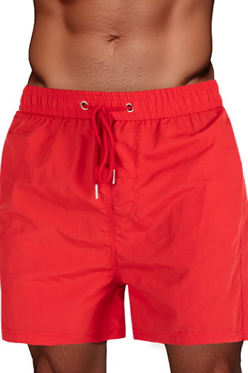 Herren-Badeshorts rot Dstreet SX2464