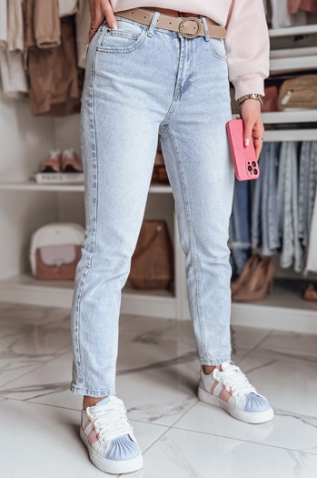 Damen Denim Slim Fit Hose mit NEOPASS Streifen blau Dstreet UY2680